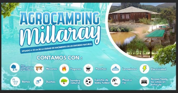 Camping Millaray en Nacimiento, Bio Bio